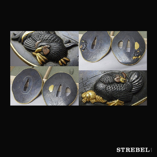 1 Paar Daisho-Tsuba - Strebel
