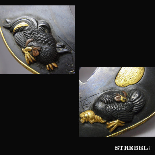 1 Paar Daisho-Tsuba - Strebel